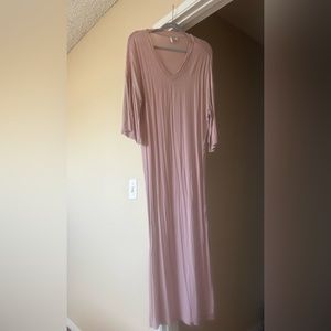 Nordstrom Dusty Rose Caftan Lounge Dress